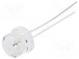 LED  8mm  red  1560÷2180mcd  100°  Front  convex  Pitch  2.54mm