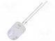 LED  8mm  red  8400÷10000mcd  30°  Front  convex  Pitch  2.54mm