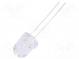 LED  8mm  red  1120÷1560mcd  30°  Front  convex  Pitch  2.54mm