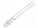 LED  3mm  red  14400÷18000mcd  30°  Front  convex  Pitch  2.54mm