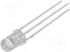 LED  5mm  bicolour  red/blue  8500mcd  4000mcd  30°  20mA  cathode