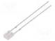 LED  rectangular  2x3x4mm  bipolar,bicolour  red/yellow  100°