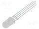 LED  4.9mm  tricolour  RGB  2180÷3000mcd  2180÷3000mcd  100°  20mA