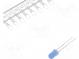 LED  5mm  blue  330mcd  40°  20mA  2.9÷3.6V  Front  convex  2000pcs.