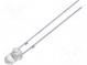 LED  3mm  violet  30°  Front  convex  without stopper  Pitch  2.54mm