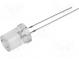 LED  8mm  violet  10÷20mcd  120°  Front  recessed  Pitch  2.54mm
