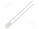 LED  3mm  white cold  30°  Front  convex  without flange  7÷9lm
