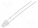 LED  3mm  white cold  18000÷22000mcd  15°  Front  convex  8.5÷10lm