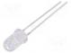 LED  5mm  white cold  8400÷10000mcd  60°  30mA  2.7÷3.4V  6500K