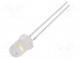 LED  5mm  white cold  18000÷22000mcd  7.5÷9lm  60°  15mA  5.5÷6.5V