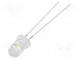 LED  5mm  white cold  18000÷22000mcd  7.5÷9lm  60°  15mA  5.5÷6.5V
