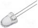 LED  10mm  white cold  85000÷100000mcd  8°  Front  convex  Bullet