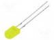 LED  rectangular  2.43x5x8.6mm  yellow  150÷220mcd  100°  20mA