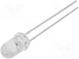 LED  5mm  yellow  4200÷5800mcd  15°  20mA  1.8÷2.4V  Front  convex