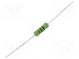 Resistor  wire-wound  ceramic  THT  1kΩ  1W  ±10%  Ø5.5x16.5mm