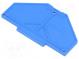 End piece  PPV,PRV  ways  4  blue  -25÷70°C  UL94V-0