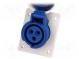 Connector  AC supply  socket  female  16A  400VAC  IEC 60309  IP67