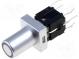 Switch  keypad  Pos  2  SPST-NO  0.05A/12VDC  silver  LED  red  THT
