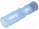 Terminal  round  female  Ø  4mm  2mm2  crimped  for cable  blue  20A