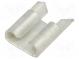 Terminal  flat  6.35mm  0.8mm  female  THT  brass  tinned  straight