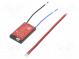 PCB protection  Li-Ion  62x37x9mm  15A  11.1VDC