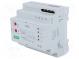 Module  voltage monitoring relay  DIN  Leads  screw terminals