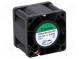 Fan  DC  axial  12VDC  36x36x28mm  38.74m3/h  61.9dBA  ball bearing
