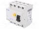 RCD breaker  Inom  40A  Ires  30mA  Max surge current  500A  DIN
