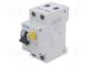 RCBO breaker  Inom  6A  Ires  30mA  Max surge current  250A  230VAC