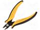 Pliers  cutting,miniature,curved  140mm  with side face