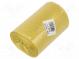 Trash bags  50pcs  LDPE  Colour  yellow  35l