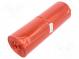 Trash bags  10pcs  LDPE  Colour  red  240l