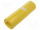 Trash bags  10pcs  LDPE  Colour  yellow  240l