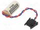 Battery  lithium  3V  1/2AA,1/2R6,CR14250  850mAh  connectors