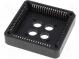 Socket  integrated circuits  PLCC68  THT  phosphor bronze  tinned