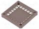 Socket  integrated circuits  PLCC68  phosphor bronze  tinned  1A
