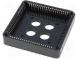 Socket  integrated circuits  PLCC84  THT  phosphor bronze  tinned