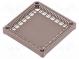 Socket  integrated circuits  PLCC88  phosphor bronze  tinned  1A