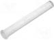 Fibre for LED  round  Ø5mm  Front  convex  straight