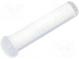 Fibre for LED  round  Ø5mm  Front  convex  straight