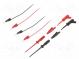 Set of test leads  red and black  932961001