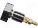 Laboratory clamp  black  1kVDC  200A  Mounting  screw,on panel