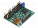 Servo controller  USB-UART  Channels  12  279x361mm  5÷16VDC  7.3g