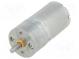 Motor  DC  with gearbox  LP  6VDC  2.4A  Shaft  D spring  590rpm