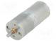 Motor  DC  with gearbox  LP  6VDC  2.4A  Shaft  D spring  15rpm