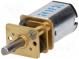 Motor  DC  with gearbox  Medium Power  6VDC  670mA  Shaft  D spring