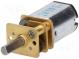 Motor  DC  with gearbox  Medium Power  6VDC  670mA  Shaft  D spring