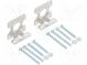 Bracket  silver  Pcs  2  Holder mat  aluminum  H  22.7mm
