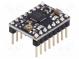 Stepper motor controller  A4988  1.2A  Uin mot  8÷35V  Kit  module