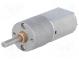 Motor  DC  with gearbox  POLOLU 20D  6VDC  3.2A  Shaft  D spring